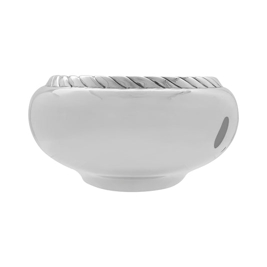 Centro de mesa filo de soga en plata de ley