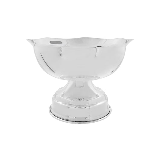 Centro de mesa hondo en plata de ley