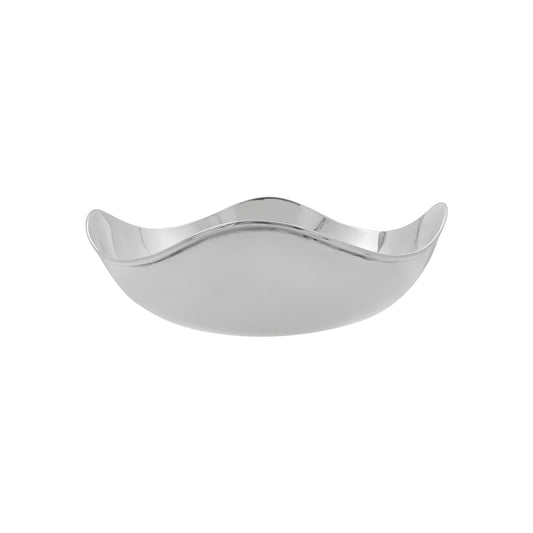 Centro de mesa ondas en plata de ley