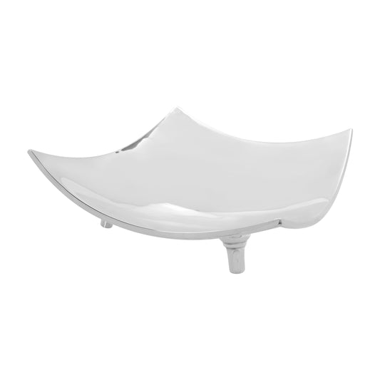 Centro de mesa cuadrado en plata de ley