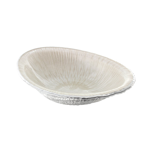 Centro de mesa cristal gota en plata de ley