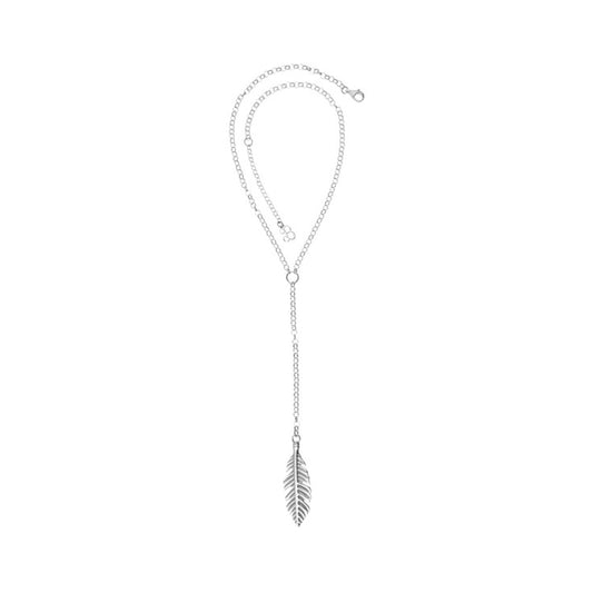 Collar corbatero con terminado vintage en plata de ley