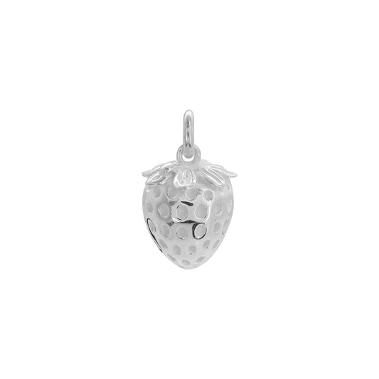 Charm fresa en plata de ley
