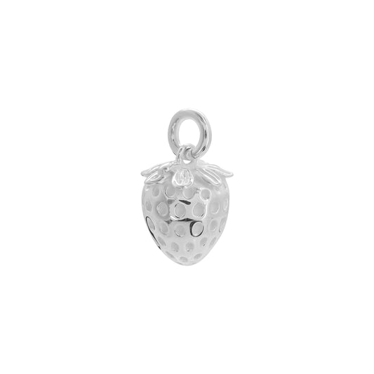 Charm fresa en plata de ley