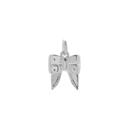 Charm de moño en plata de ley