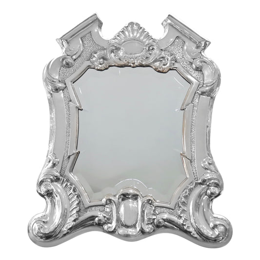 Espejo con marco en plata de ley