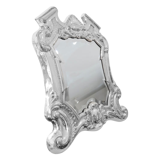 Espejo con marco en plata de ley