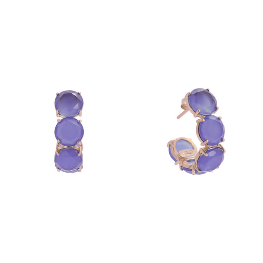 Juego de collar, pulsera y aretes de amatista