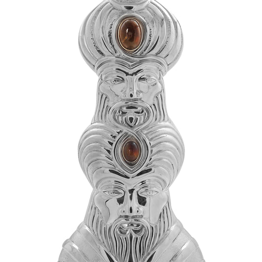 Licorera diseño medio oriente en plata de ley