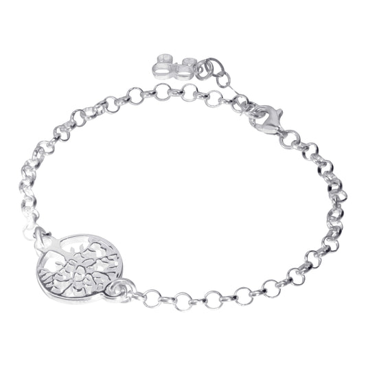 Pulsera árbol de la vida plata .925