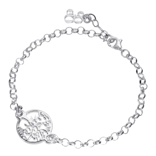 Pulsera árbol de la vida plata .925