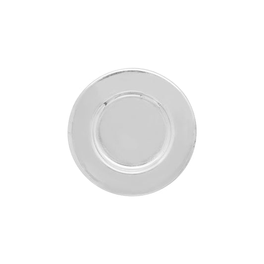 Charola para bolo en baño de plata