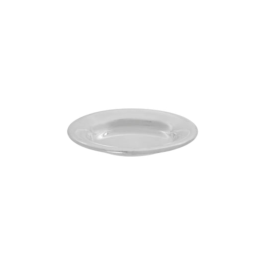 Charola para bolo en baño de plata