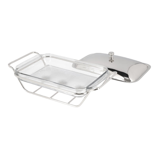 Portapyrex rectangular grande con quemadores