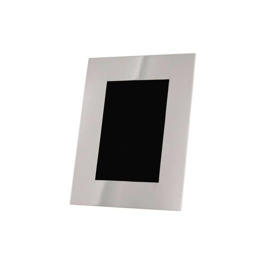 Marco liso en baño de niquel