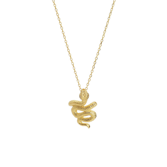 Dije Serpiente oro 14k con diamantes Incluye cadena