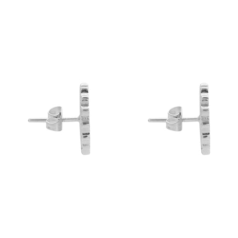 Aretes mándala estrella plata .925