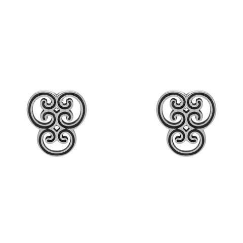 Aretes chinos acabado oxidado