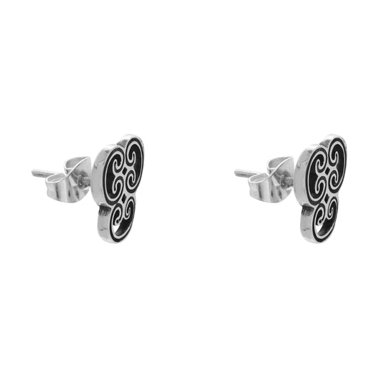 Aretes chinos acabado oxidado