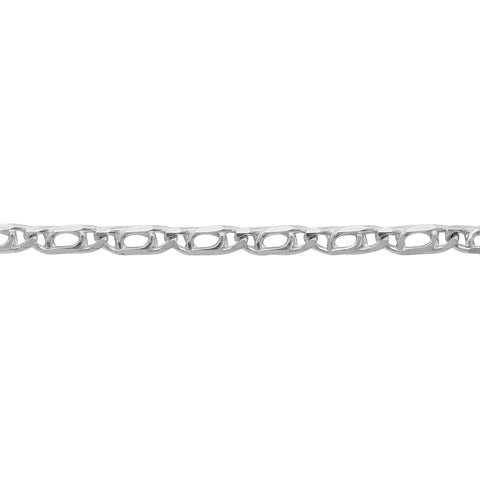 Cadena perniche en plata de ley