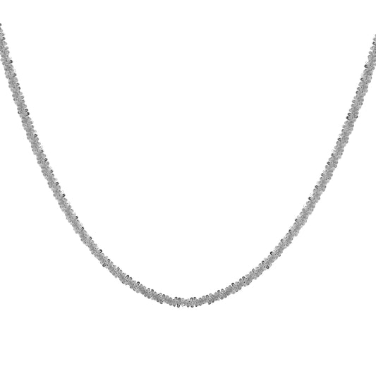 Cadena margarita en plata de ley