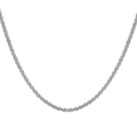 Cadena margarita en plata de ley