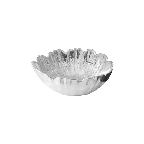 Centro de mesa flor honda en plata de ley