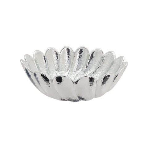 Centro de mesa elegante en plata de ley