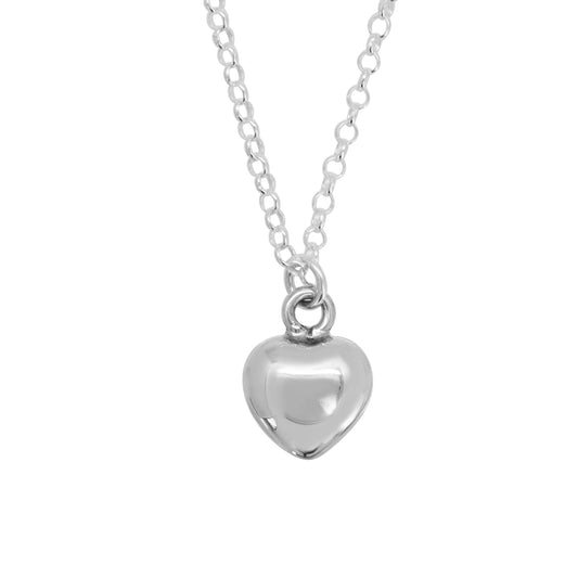 Collar con dije de corazón