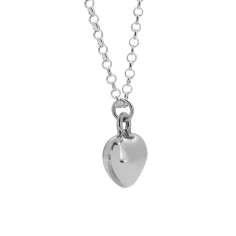Collar con dije de corazón