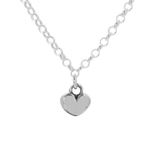 Collar con dije de corazón