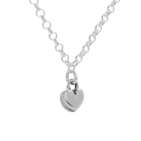 Collar con dije de corazón