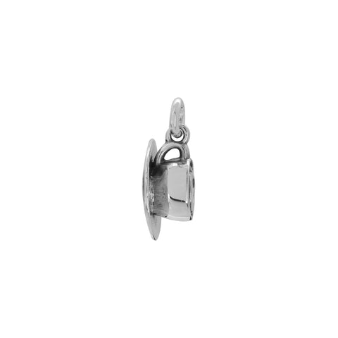 Charm taza de café plata de ley