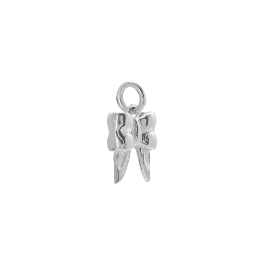 Charm de moño en plata de ley