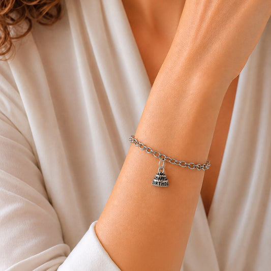 Charm pastel en plata de ley