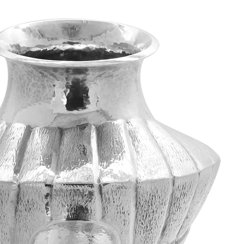Jarrón figura de pichón en plata de ley .999