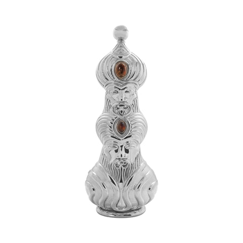 Licorera diseño medio oriente en plata de ley