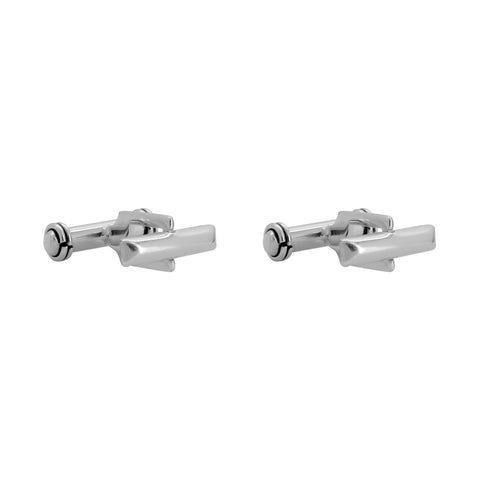 Mancuernillas de tubo en plata .925