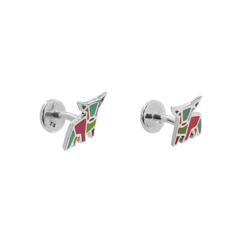 Mancuernillas Toro en plata de ley .925