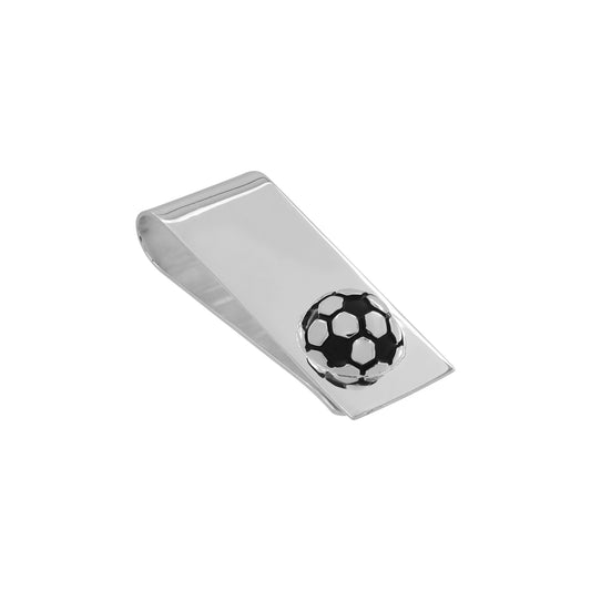 Money Clip balón en plata de ley .925 negro