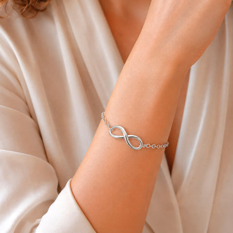 Pulsera Infinito plata .925