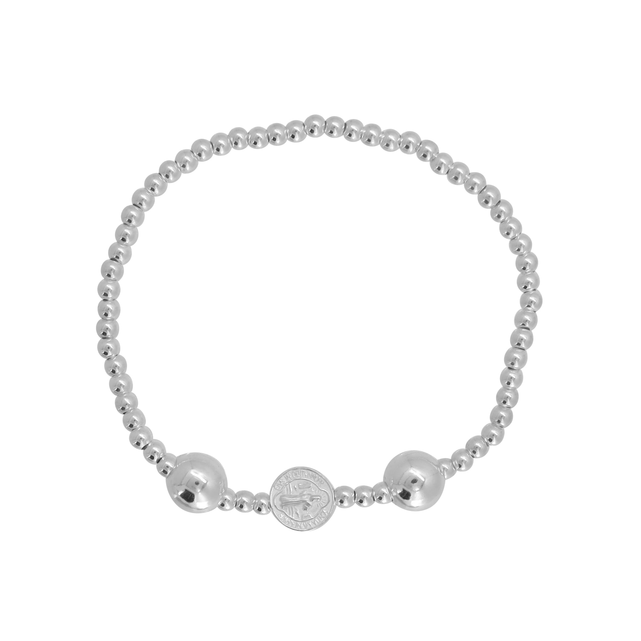 EleQueen Pulsera de plata de ley 925 con moño, figura EleQueen Pulsera de plata de ley 925 con moño, figura