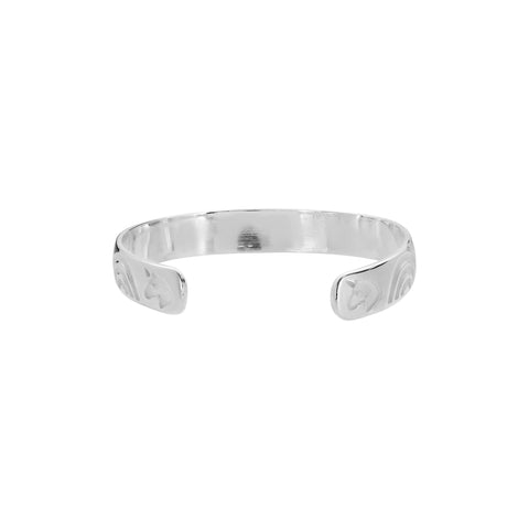 Brazalete de arcoiris y unicornios en plata de ley