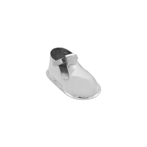 Pisapapel zapato de niña en plata
