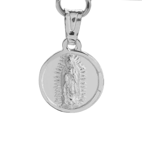 Prendedor con medalla de la Virgen de Guadalupe