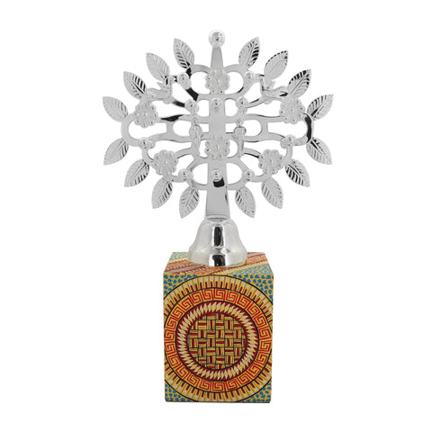 Árbol de la vida amarillo con rojo