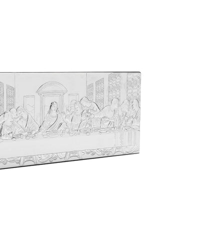 Cuadro decorativo de ultima cena en baño de plata