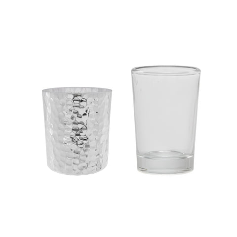 Juego tequilero en baño de plata