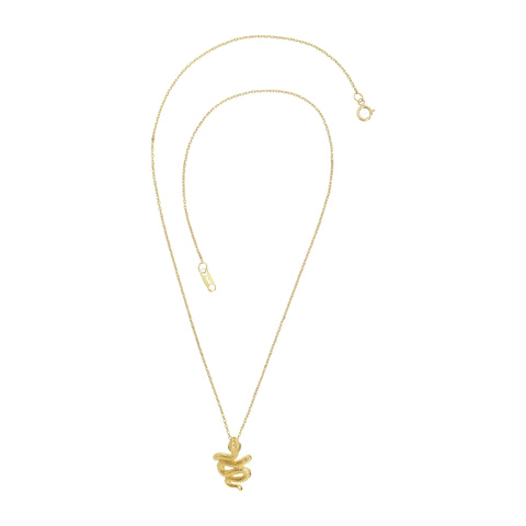 Dije Serpiente oro 14k con diamantes Incluye cadena