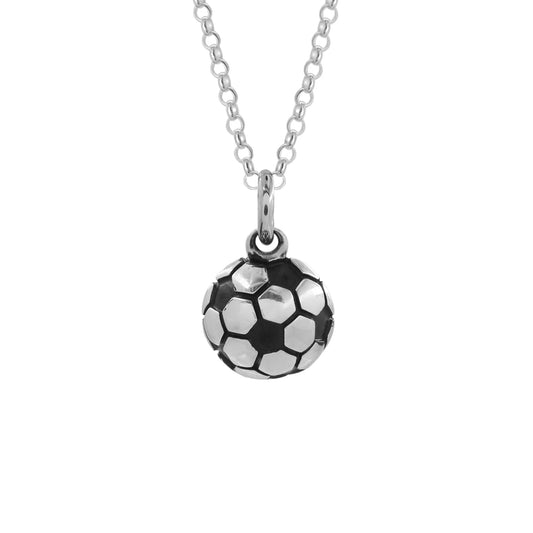 Dije balón mundial en plata de ley .925
